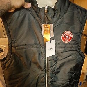 49ers vest jacket 2x